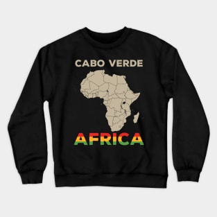 Cabo Verde-africa Crewneck Sweatshirt